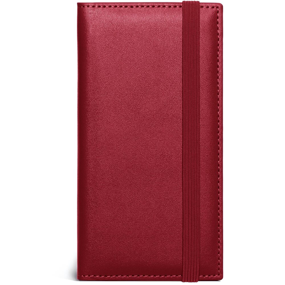 6286 Checkbook Cover , Premium Vegan Leather Checkbook Holder for Top &